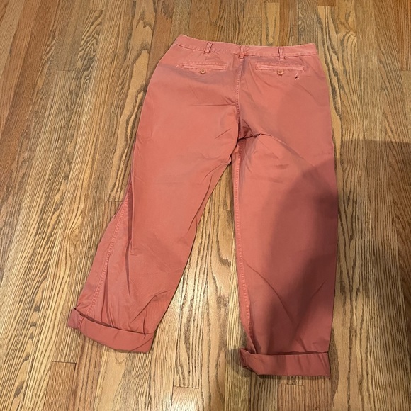 J crew women’s coral distressed chinos size 12.  Worn once. - Picture 9 of 10